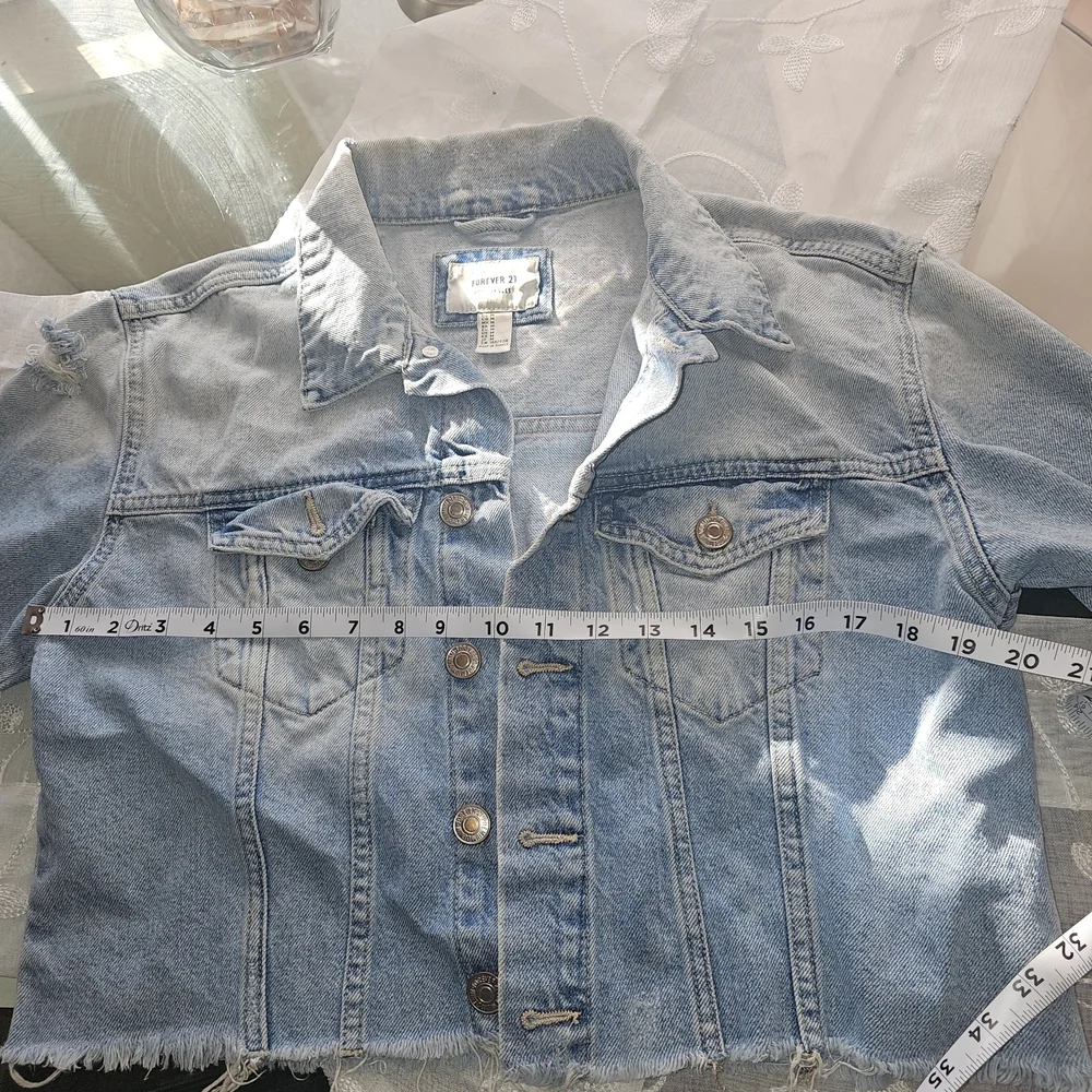 Forever 21 Blue Jean Jacket - Picture 7 of 8